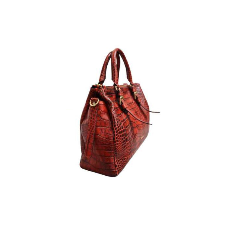 Borsa a mano con tracolla aggiuntiva regolabile - grape