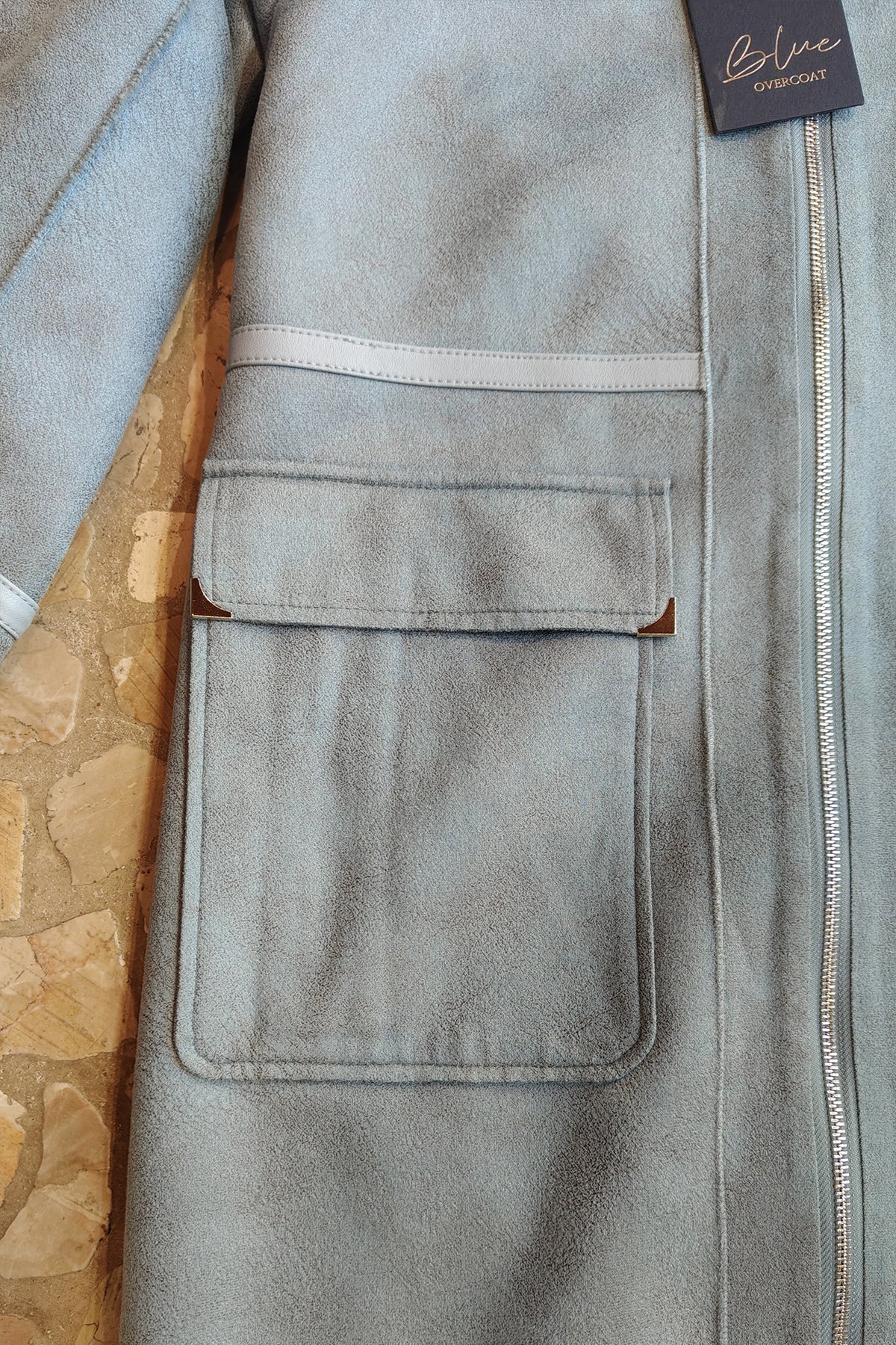 Cappotto reversibile in eco pelliccia