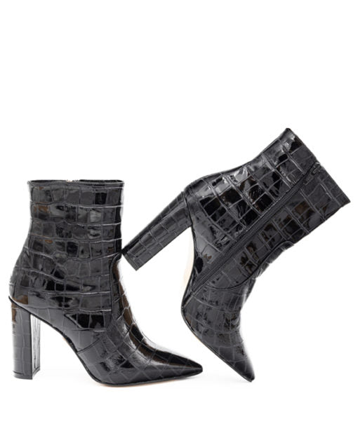 A.I. SALDI - Stivaletto cocco nero