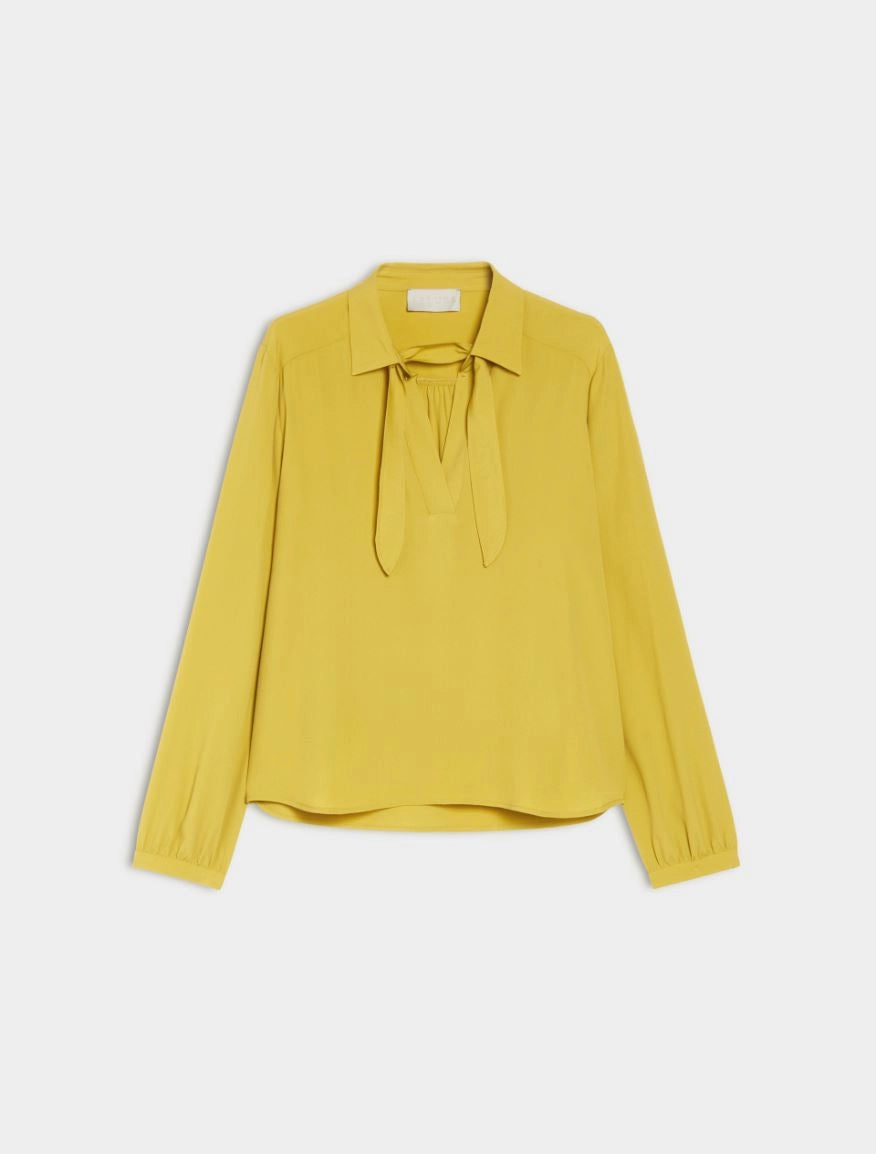BLUSA IN MISTO SETA Giallo