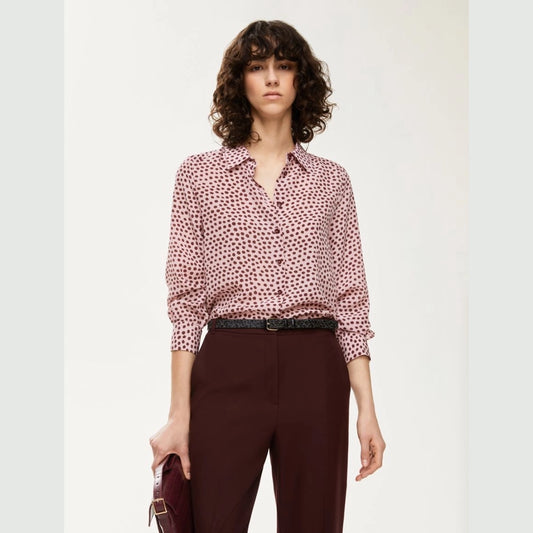 CAMICIA IN PURA SETA Rosa