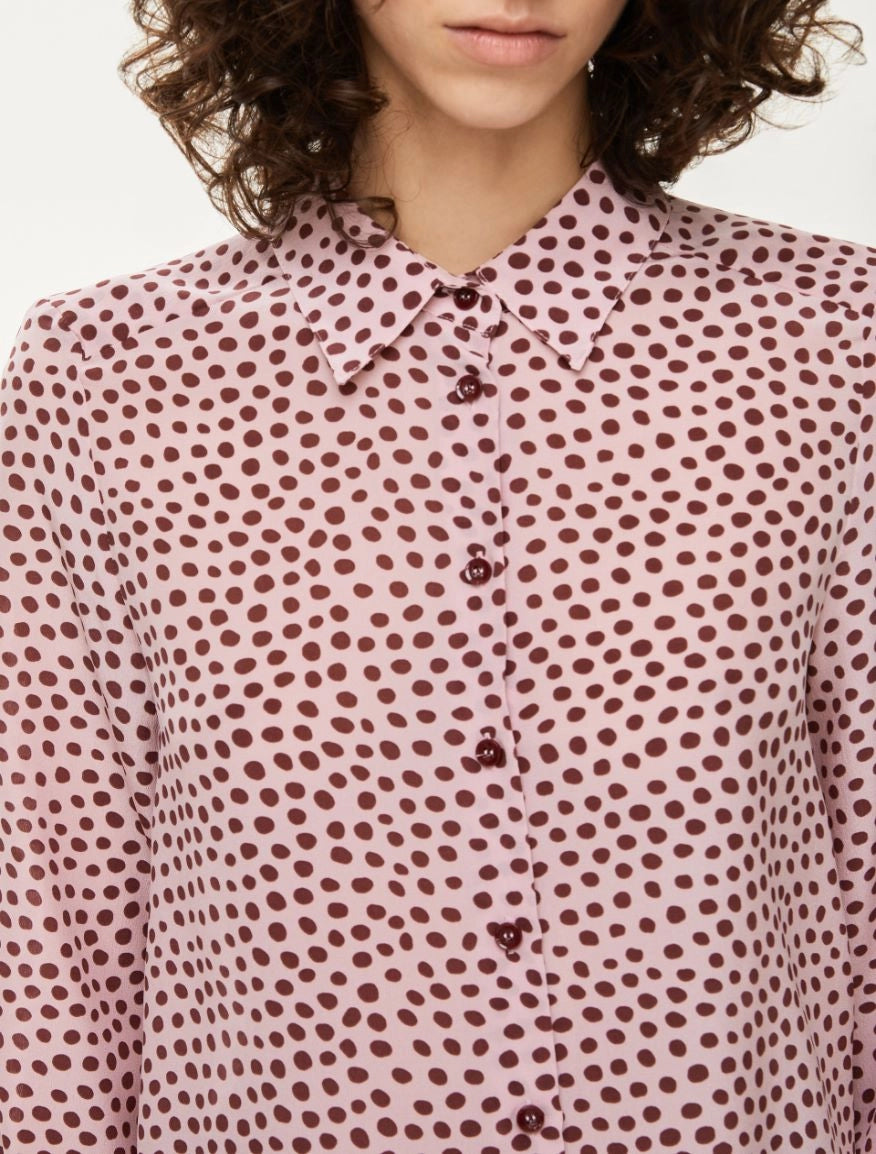 CAMICIA IN PURA SETA Rosa