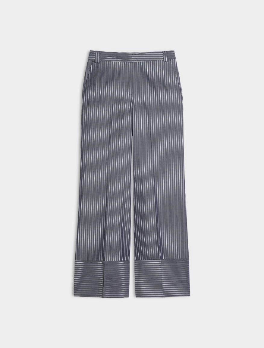 PANTALONI WIDE LEG Blu