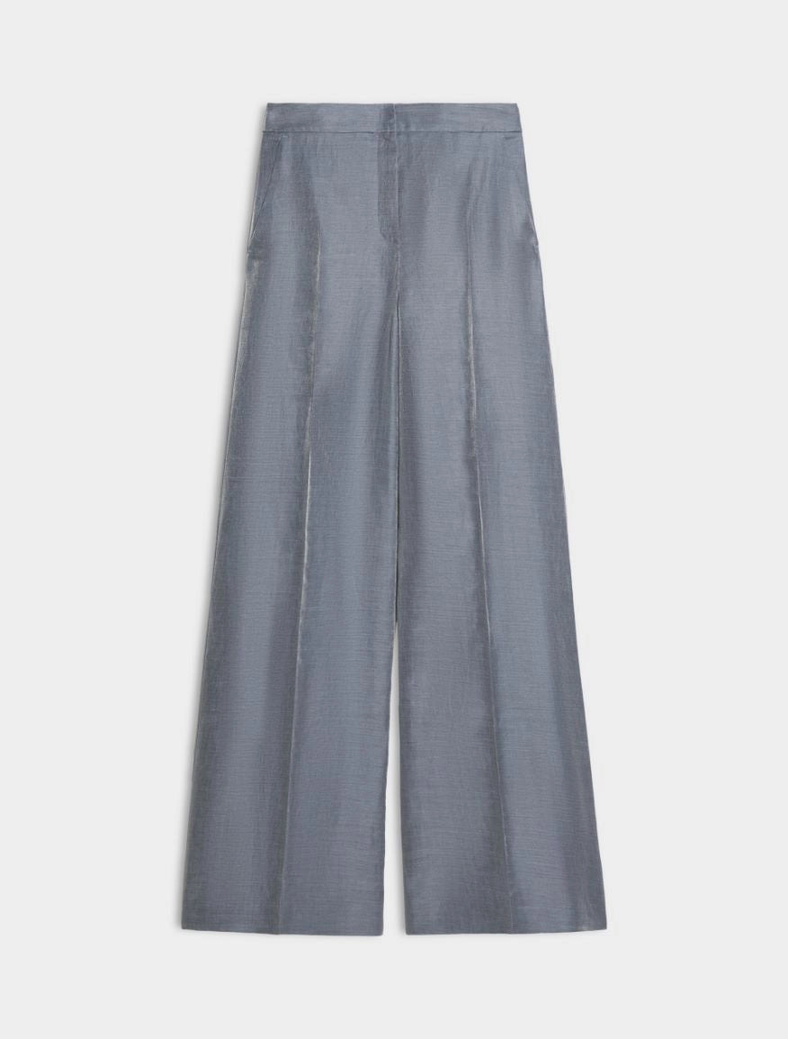 PANTALONI IN MISTO LINO Avio
