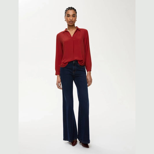 JEANS OVER FLARED Blue Jeans