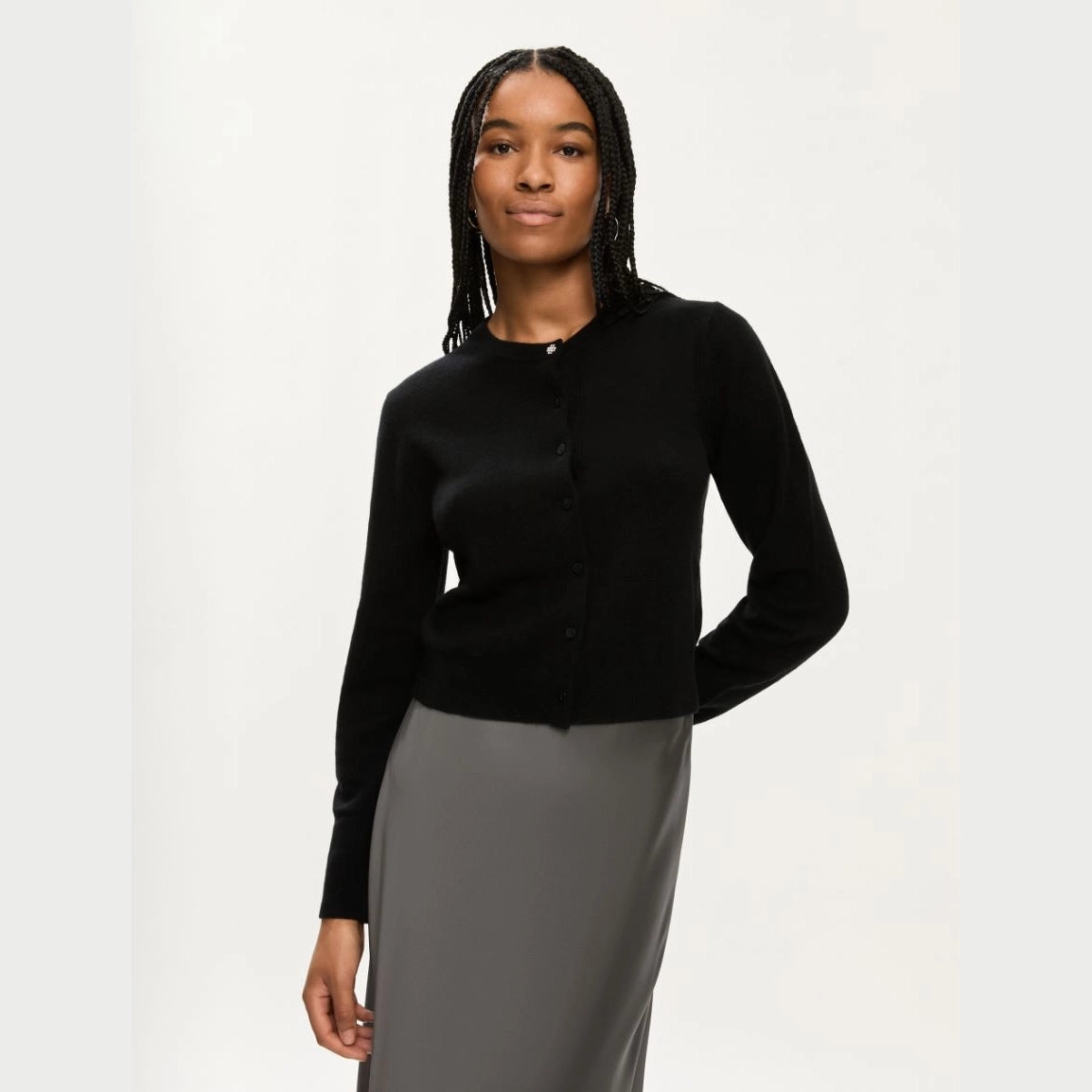 CARDIGAN IN LANA MERINO Nero