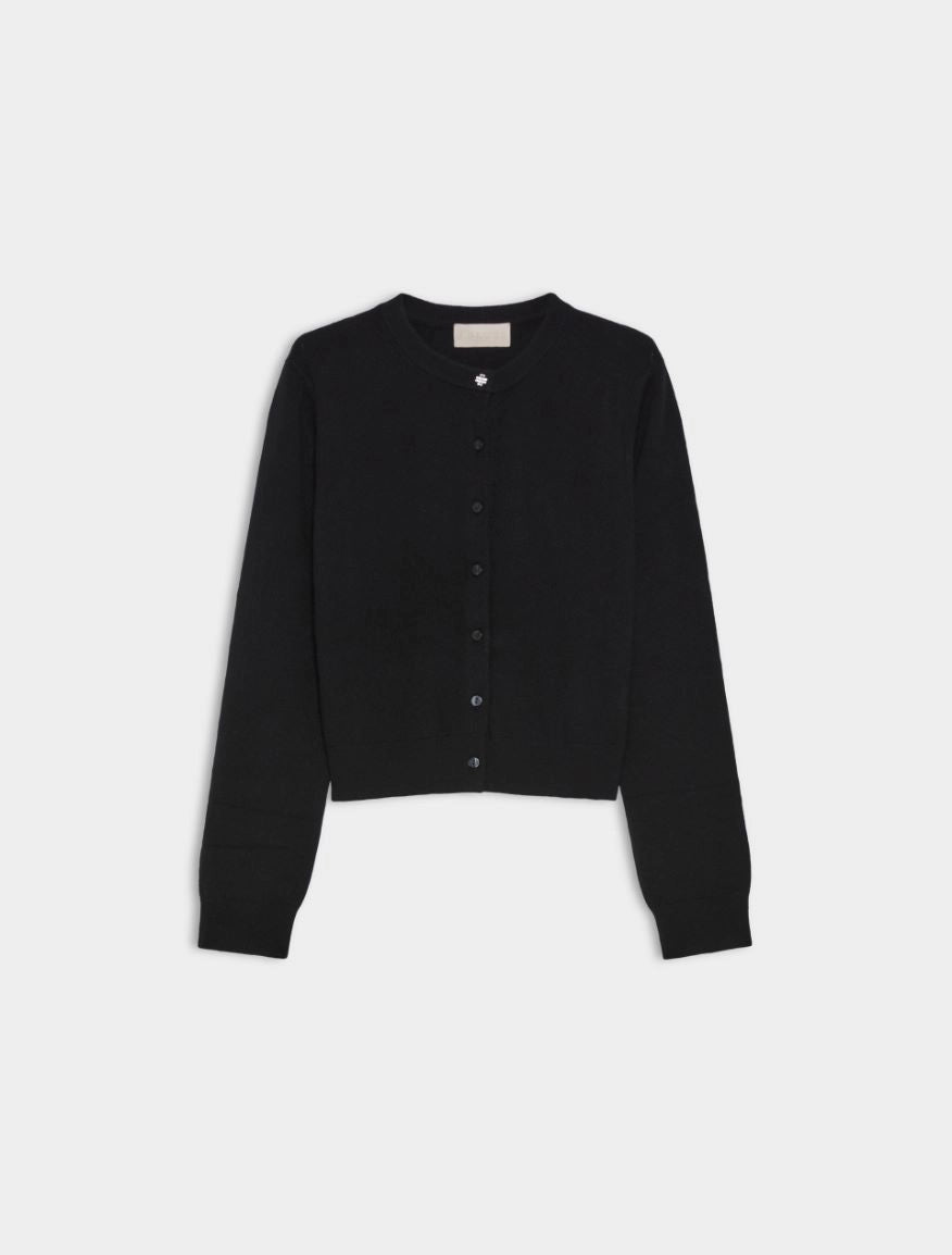 CARDIGAN IN LANA MERINO Nero