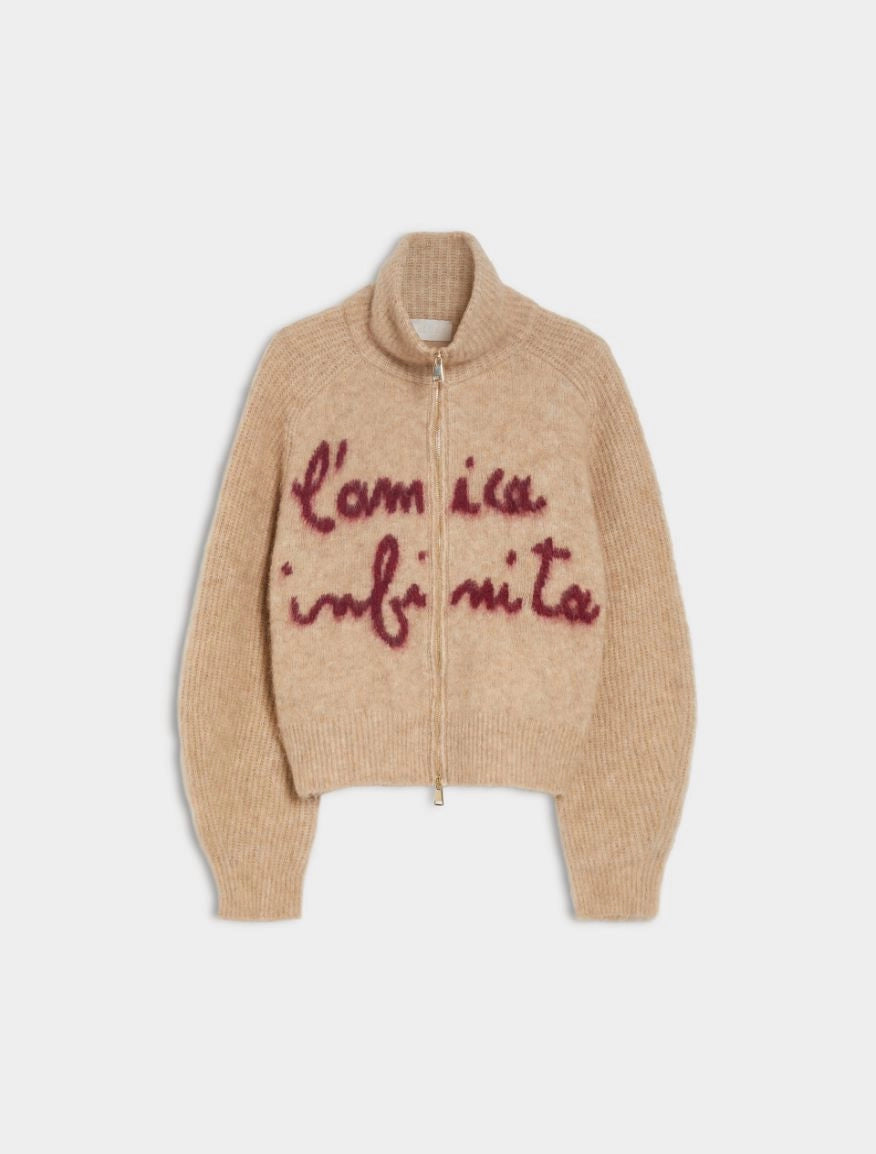 CARDIGAN INTARSIATO Beige