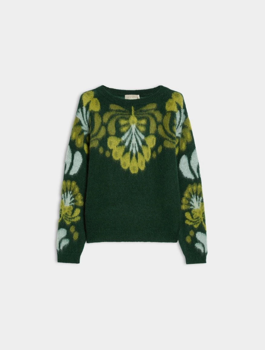 MAGLIA INTARSIATA Verde