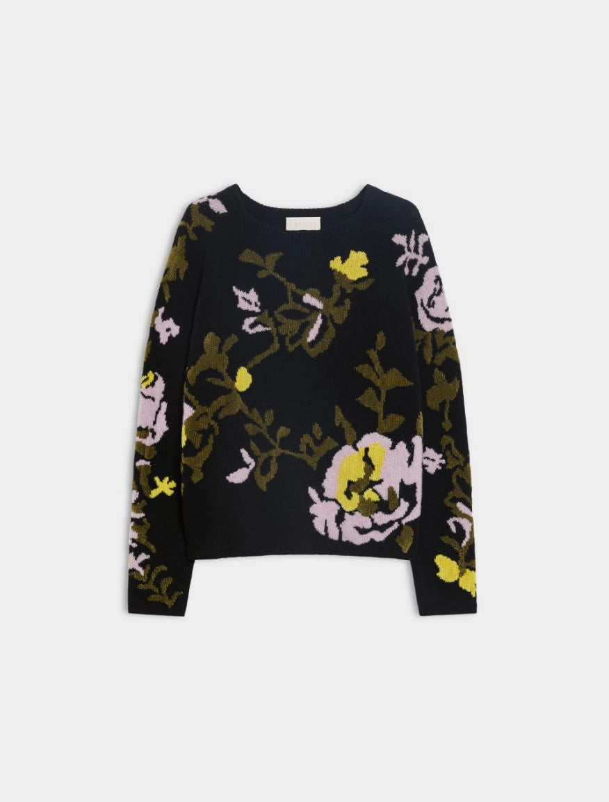 MAGLIA INTARSIATA Nero