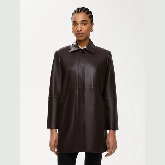 GIACCA IN PELLE Marrone