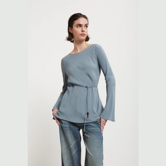 Maglia fluida con pinces