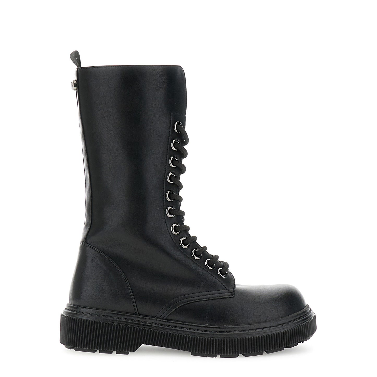 Stivaletti donna allacciati - nero