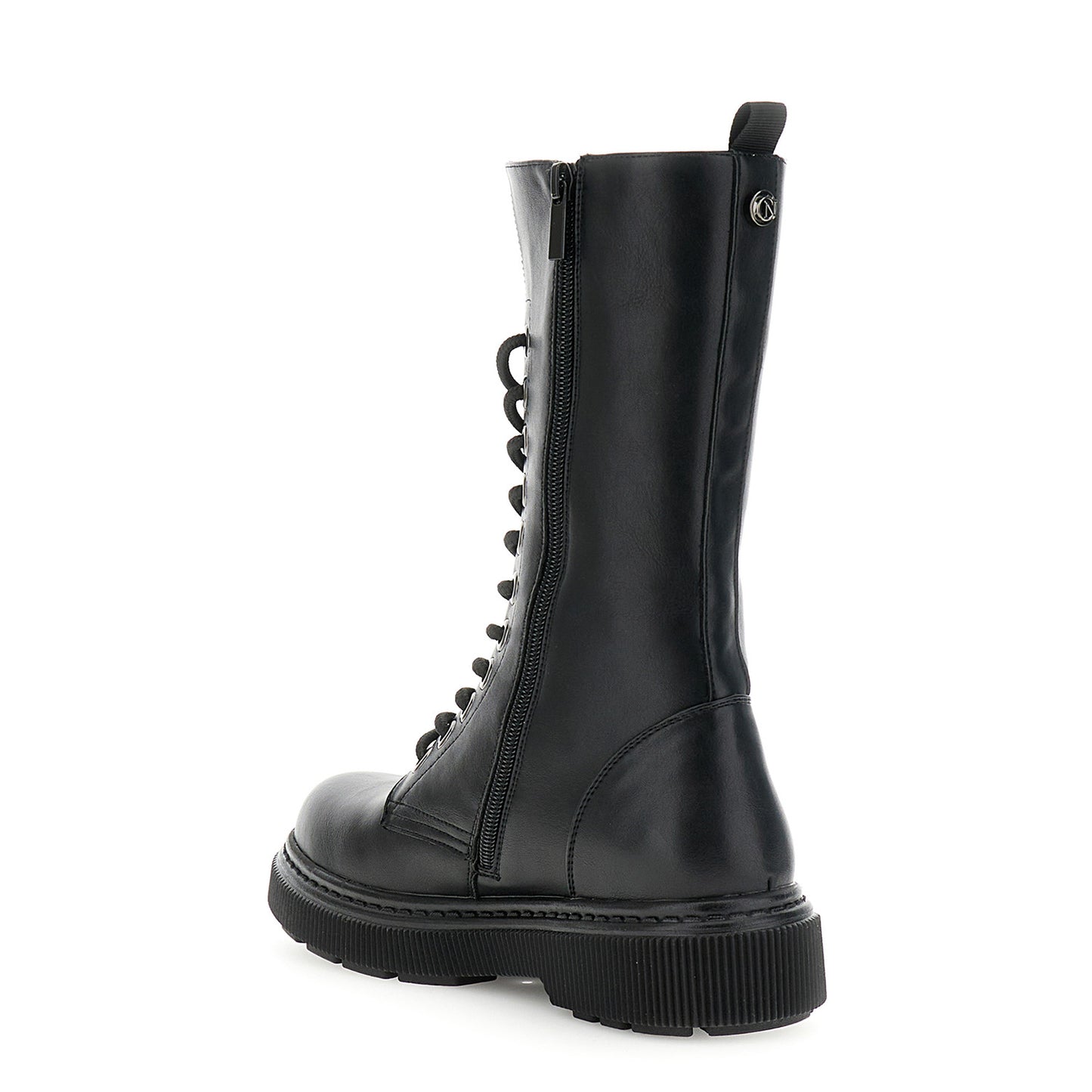 Stivaletti donna allacciati - nero