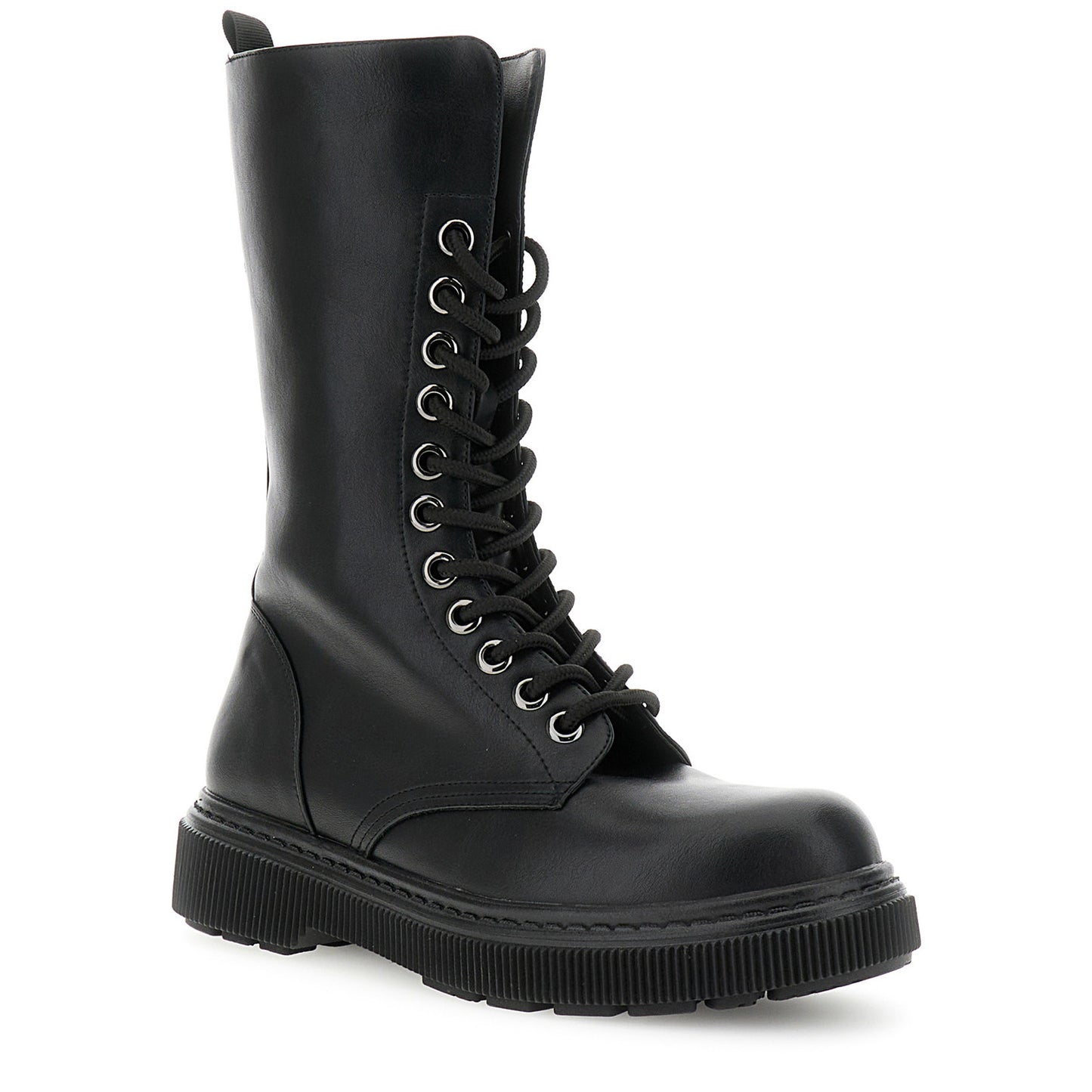 Stivaletti donna allacciati - nero