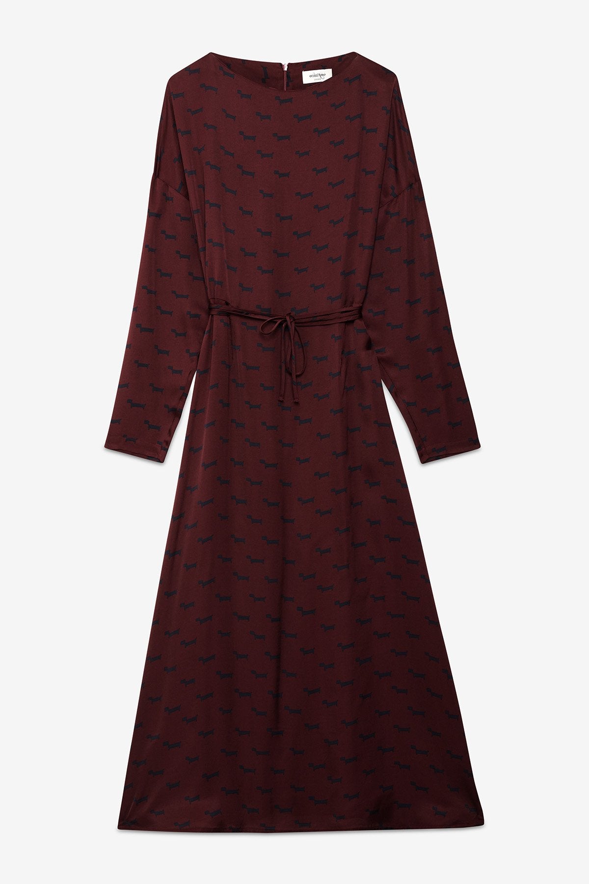 Abito lungo in viscosa