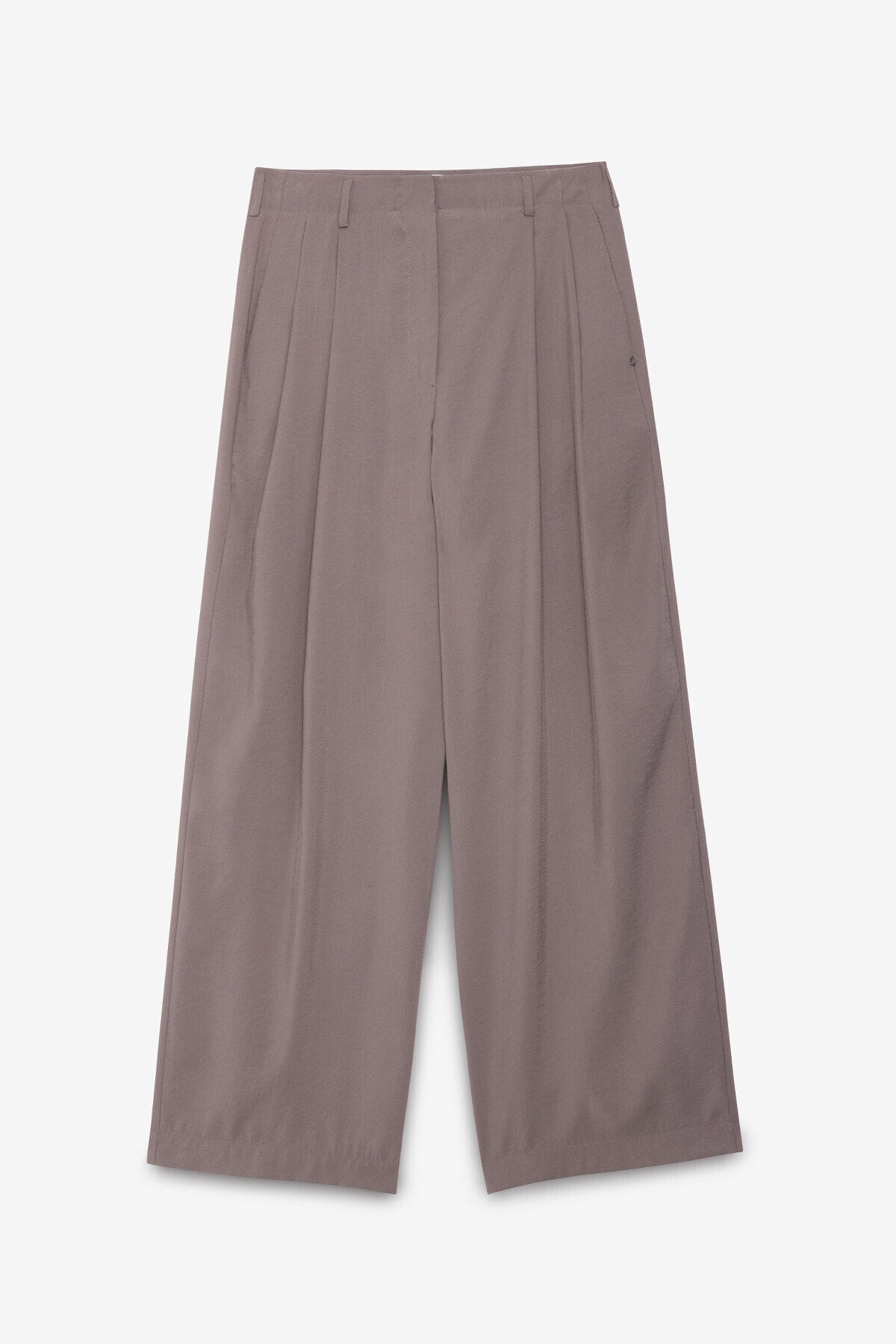 Pantaloni palazzo con pince