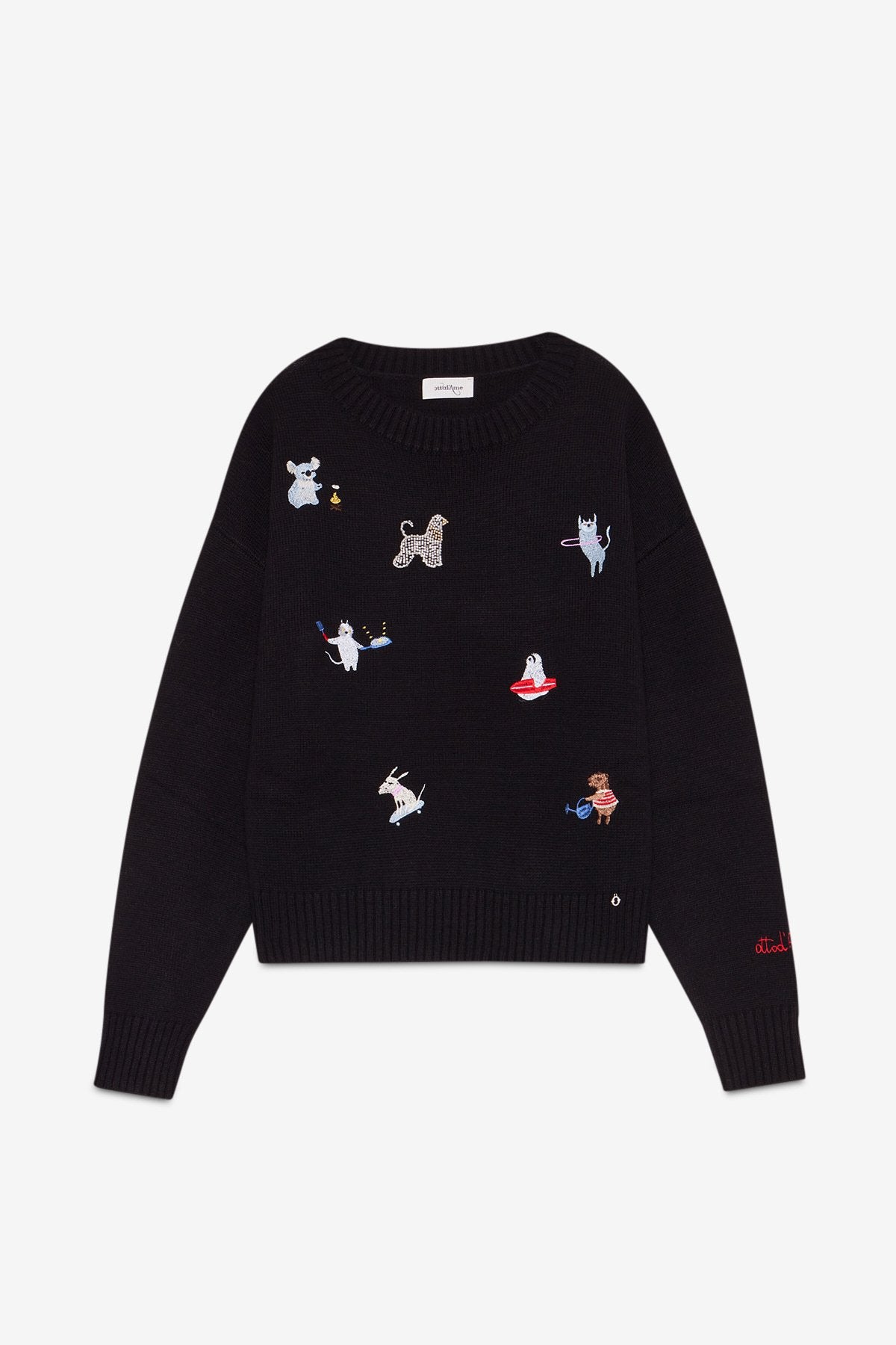 Maglia con ricami