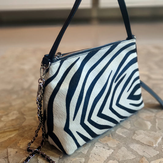 Borsa a spalla - zebra