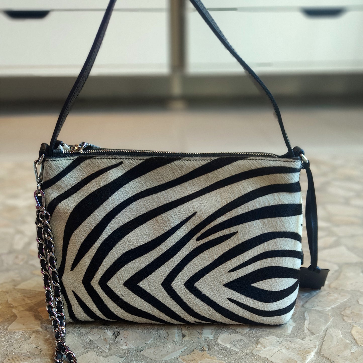 Borsa a spalla - zebra