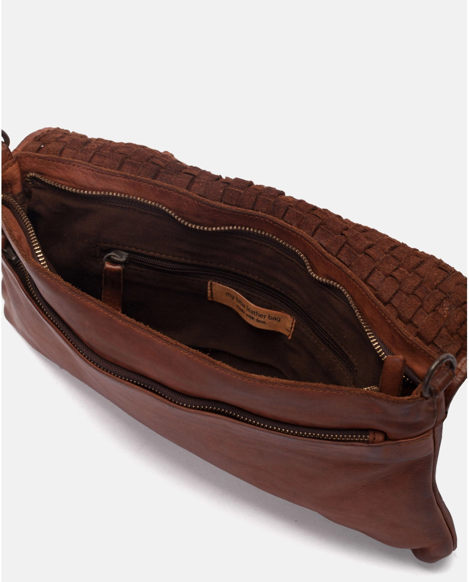 Borsa a tracolla in pelle
