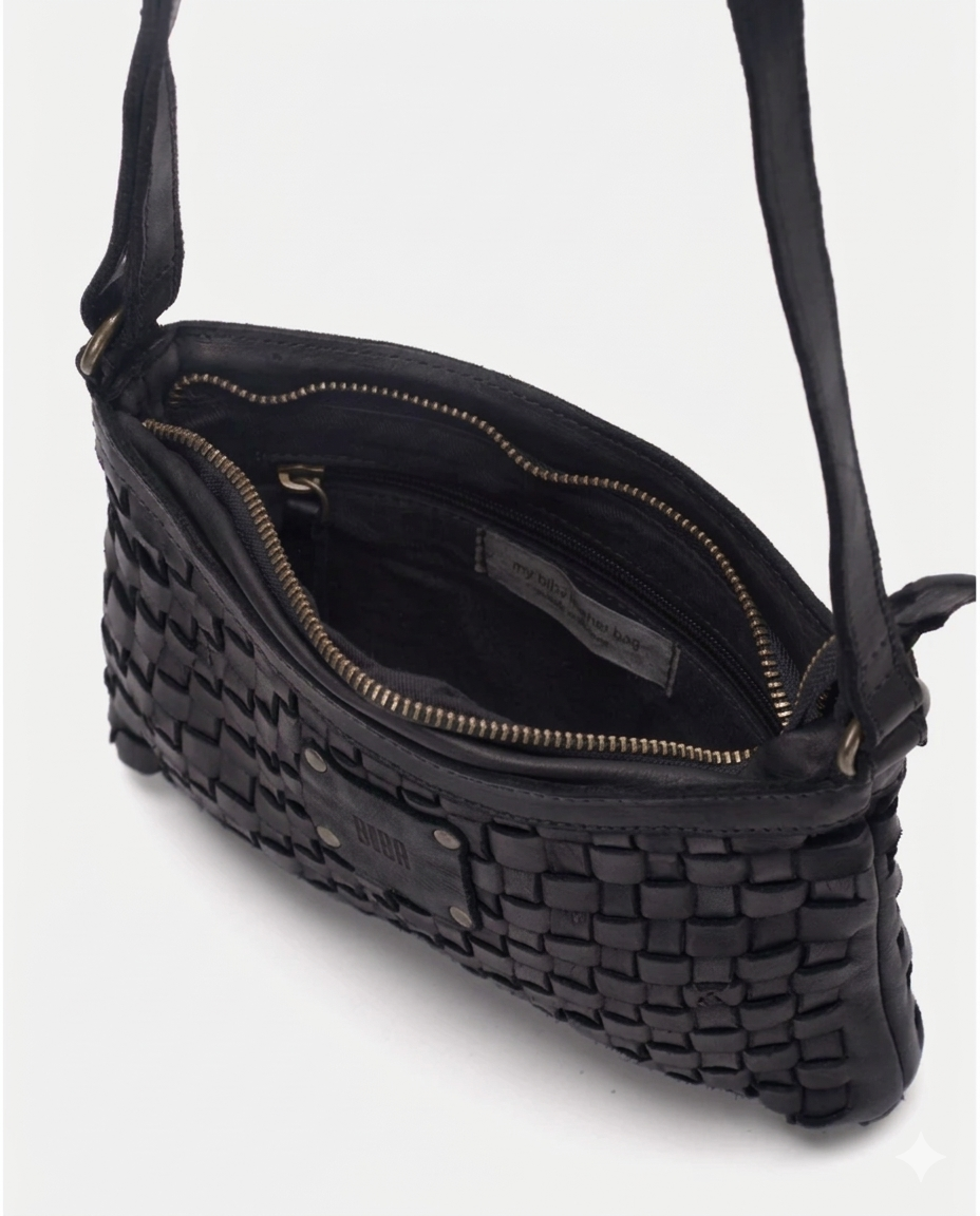Mini borsa a tracolla in pelle