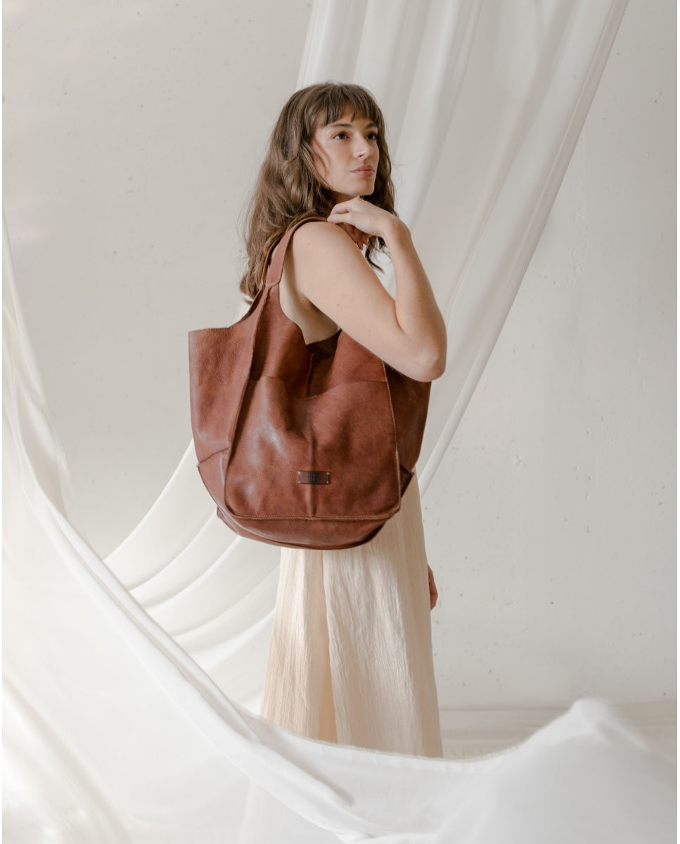 Borsa shopper in pelle