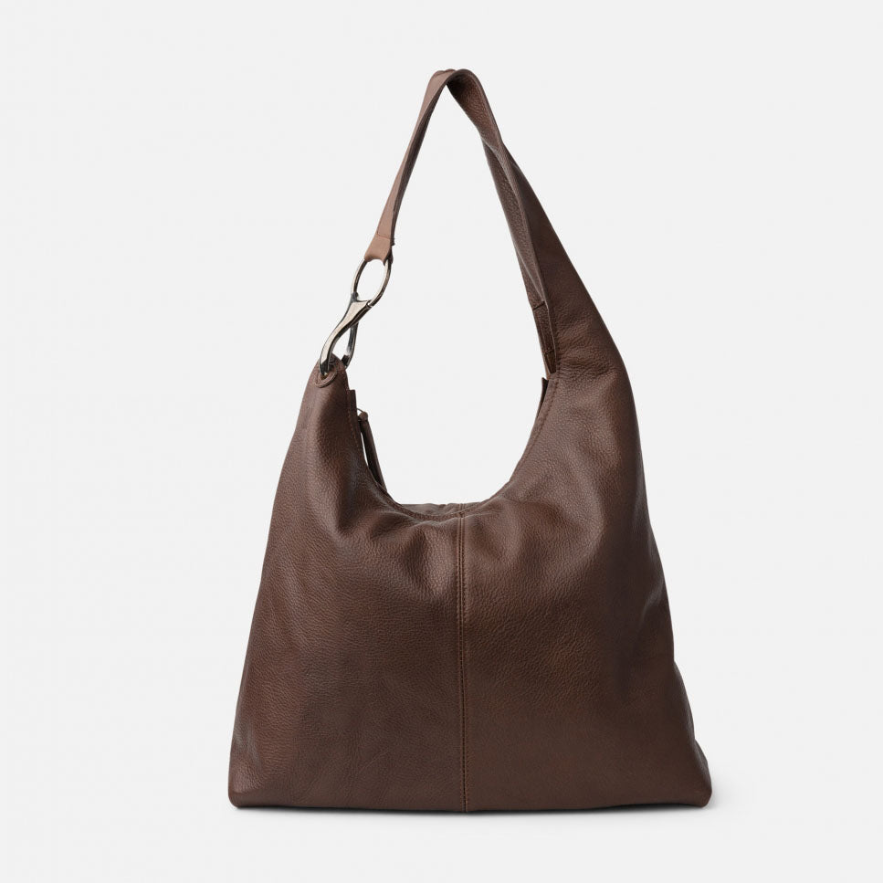 Borsa hobo a tracolla in pelle
