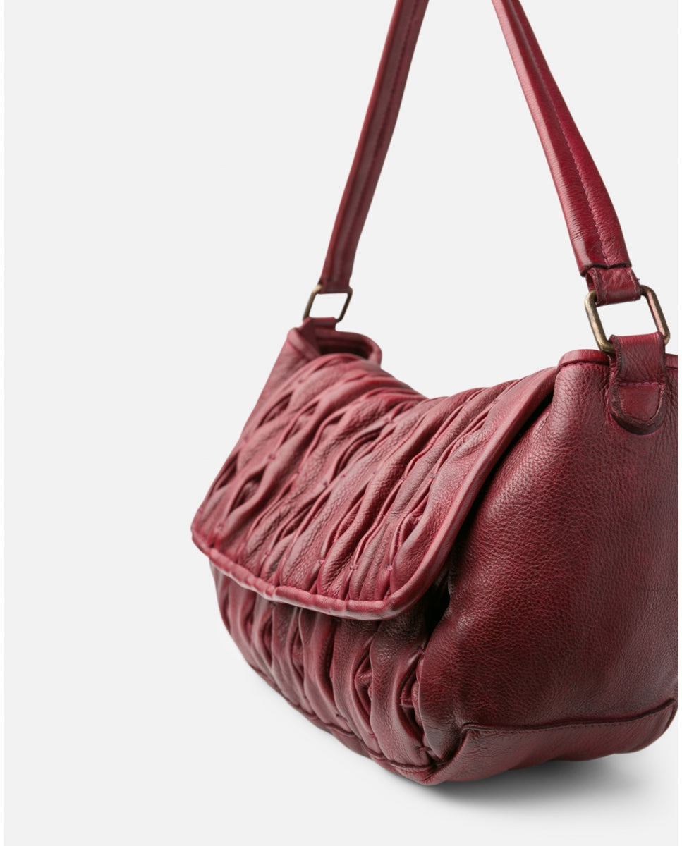 Borsa media in pelle