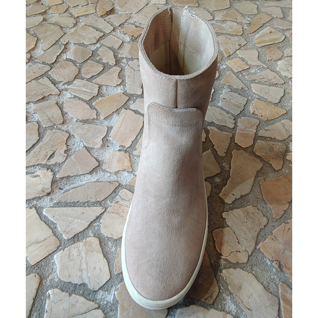 A.I. SALDI - Tronchetto in camoscio visone