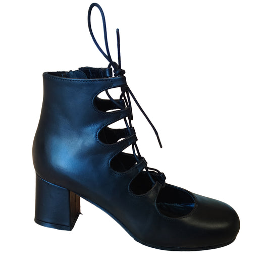 Stringato nappa nero - Nuvola