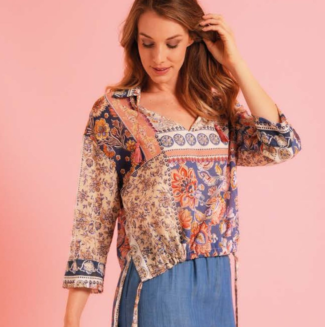 Casacca fantasia fiori