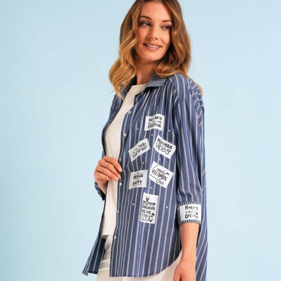Camicia a righe