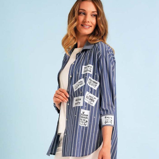 Camicia a righe