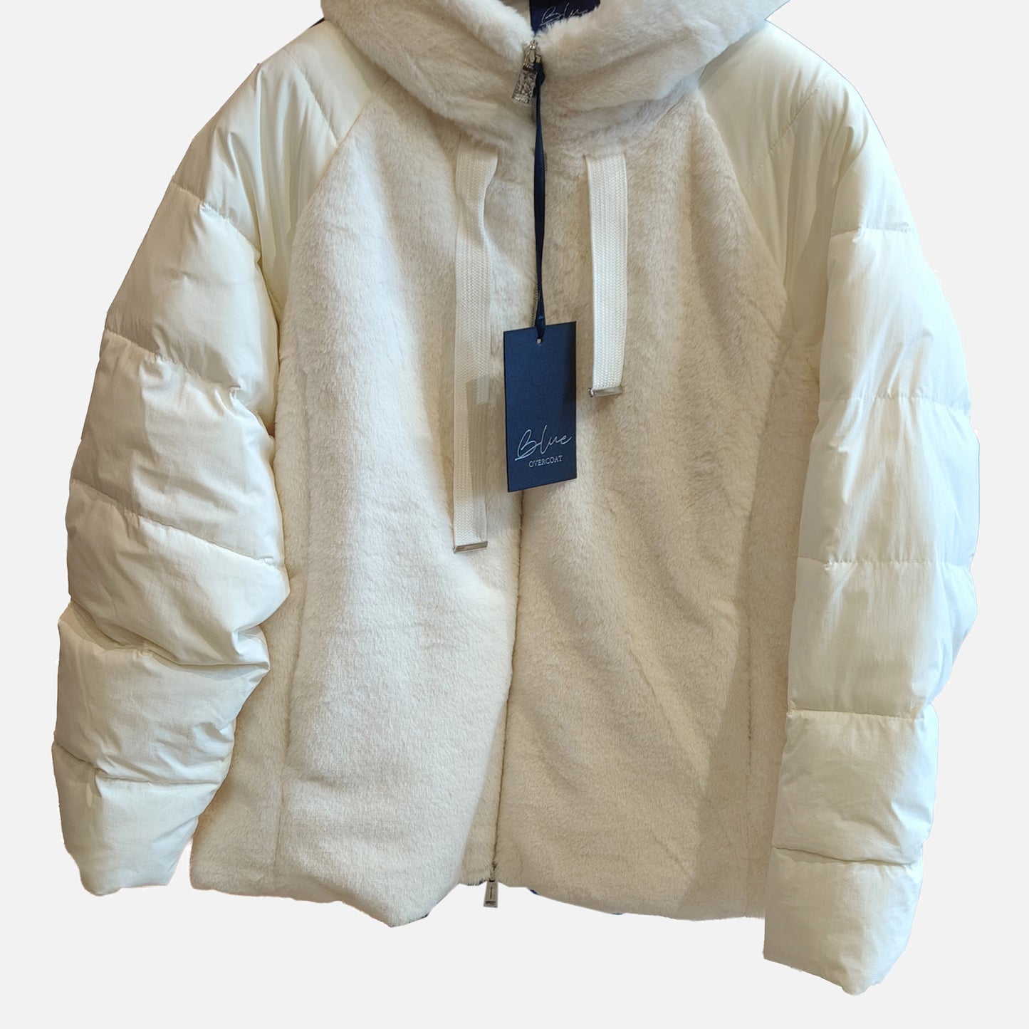 Giacca imbottita con eco pelliccia