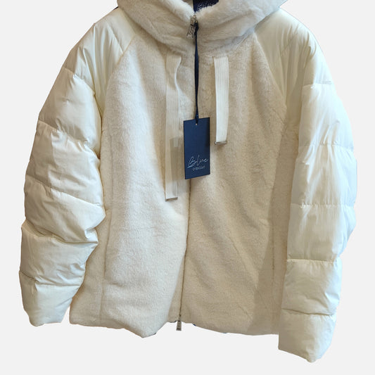 Giacca imbottita con eco pelliccia