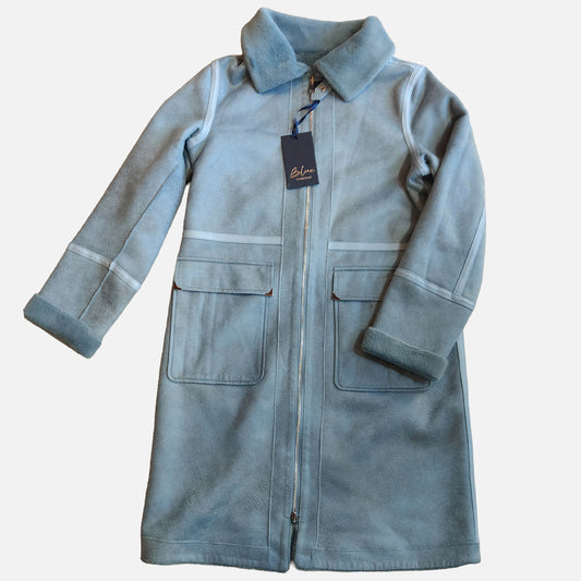 Cappotto reversibile in eco pelliccia