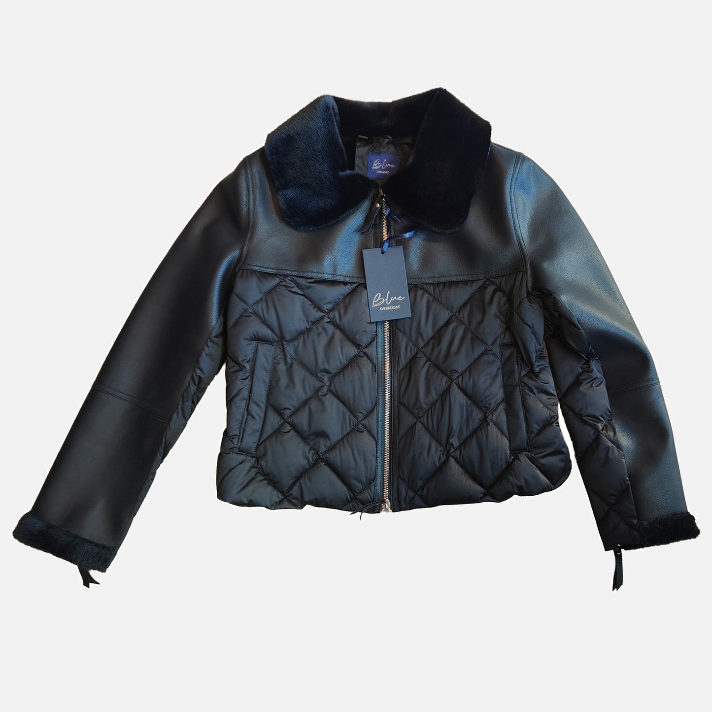 Giacca corta, piumino e eco pelliccia