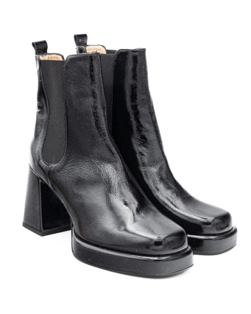 A.I. SALDI - Stivaletti in naplak nero