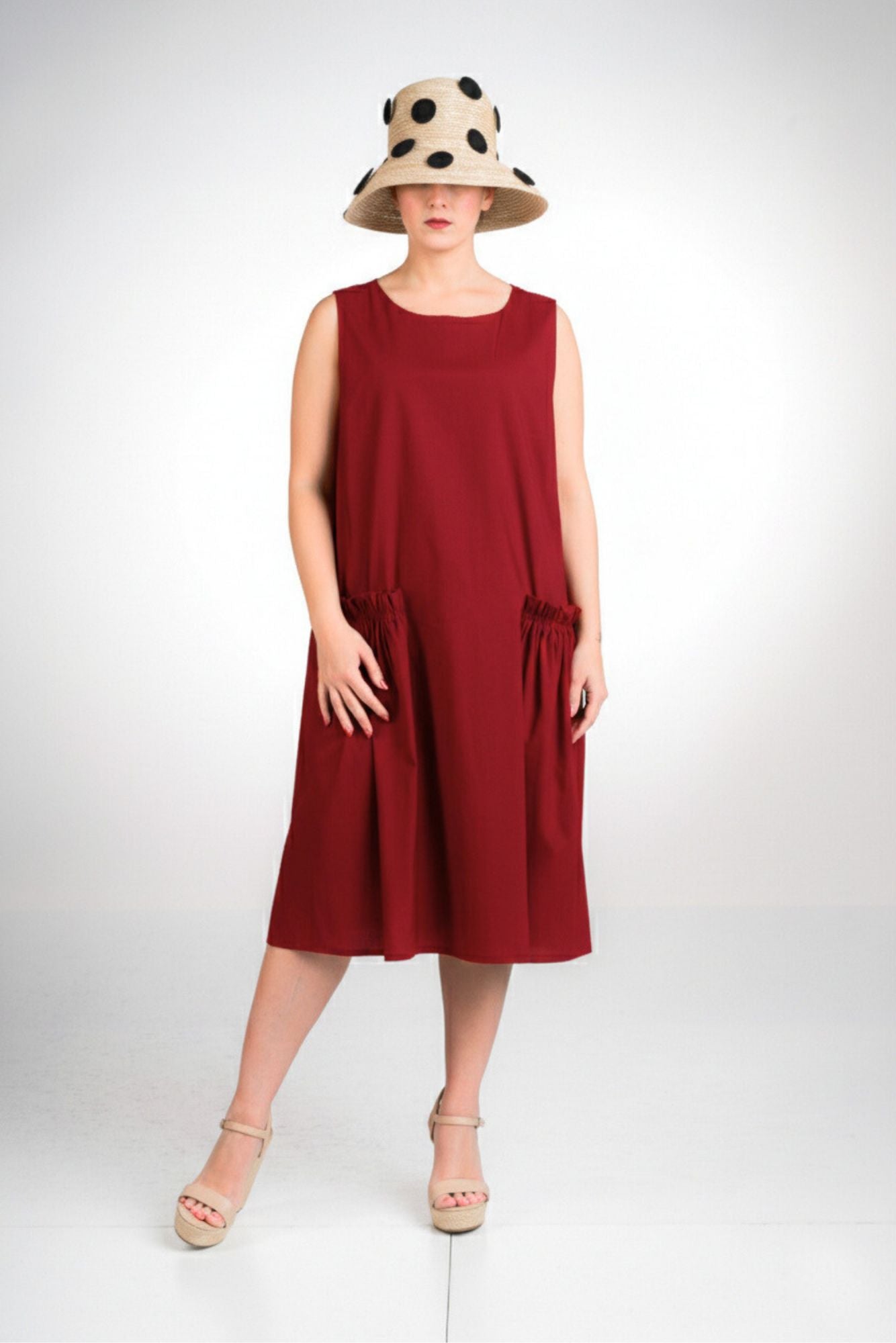 ABITO COTONE ROSSO