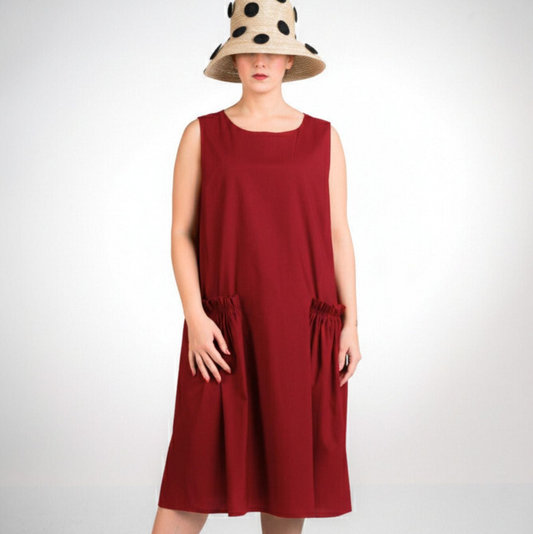 ABITO COTONE ROSSO