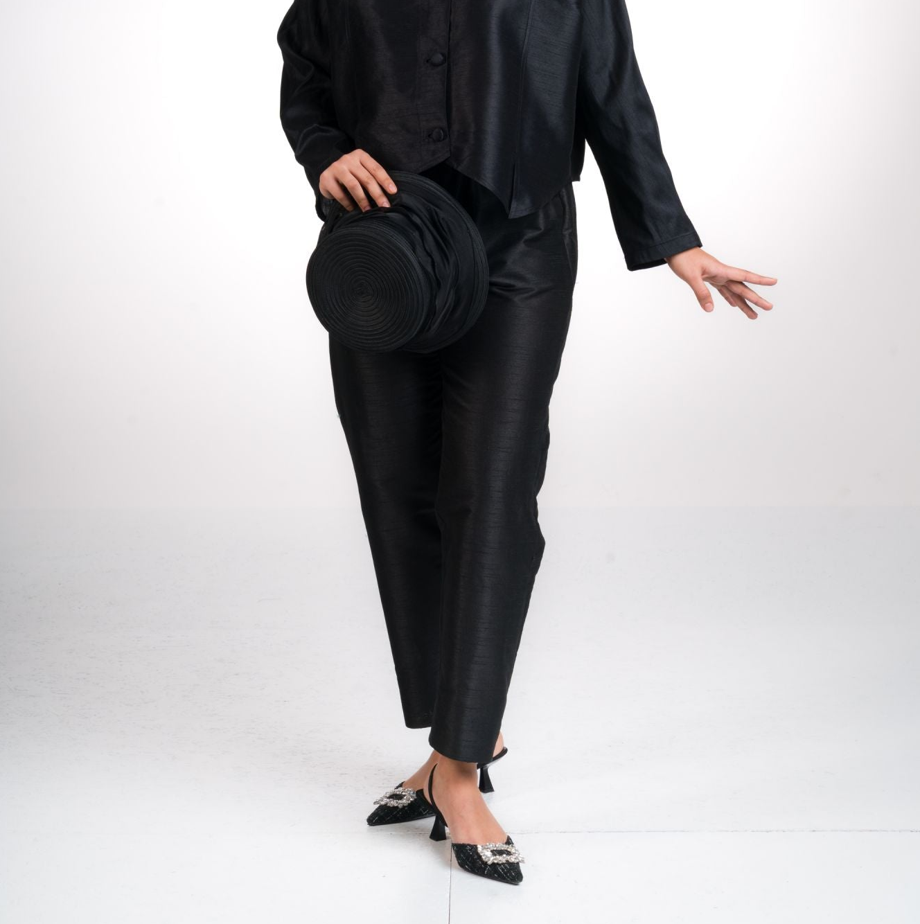 PANTALONE VISCOSA NERO