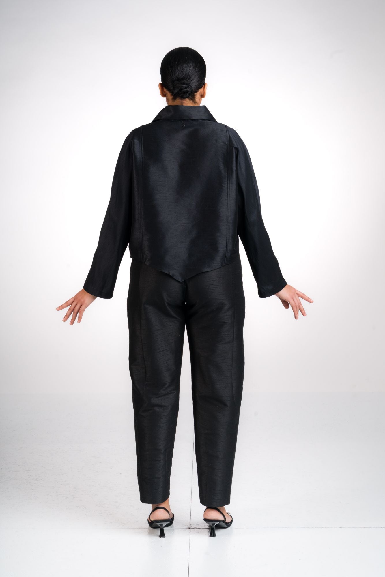 PANTALONE VISCOSA NERO