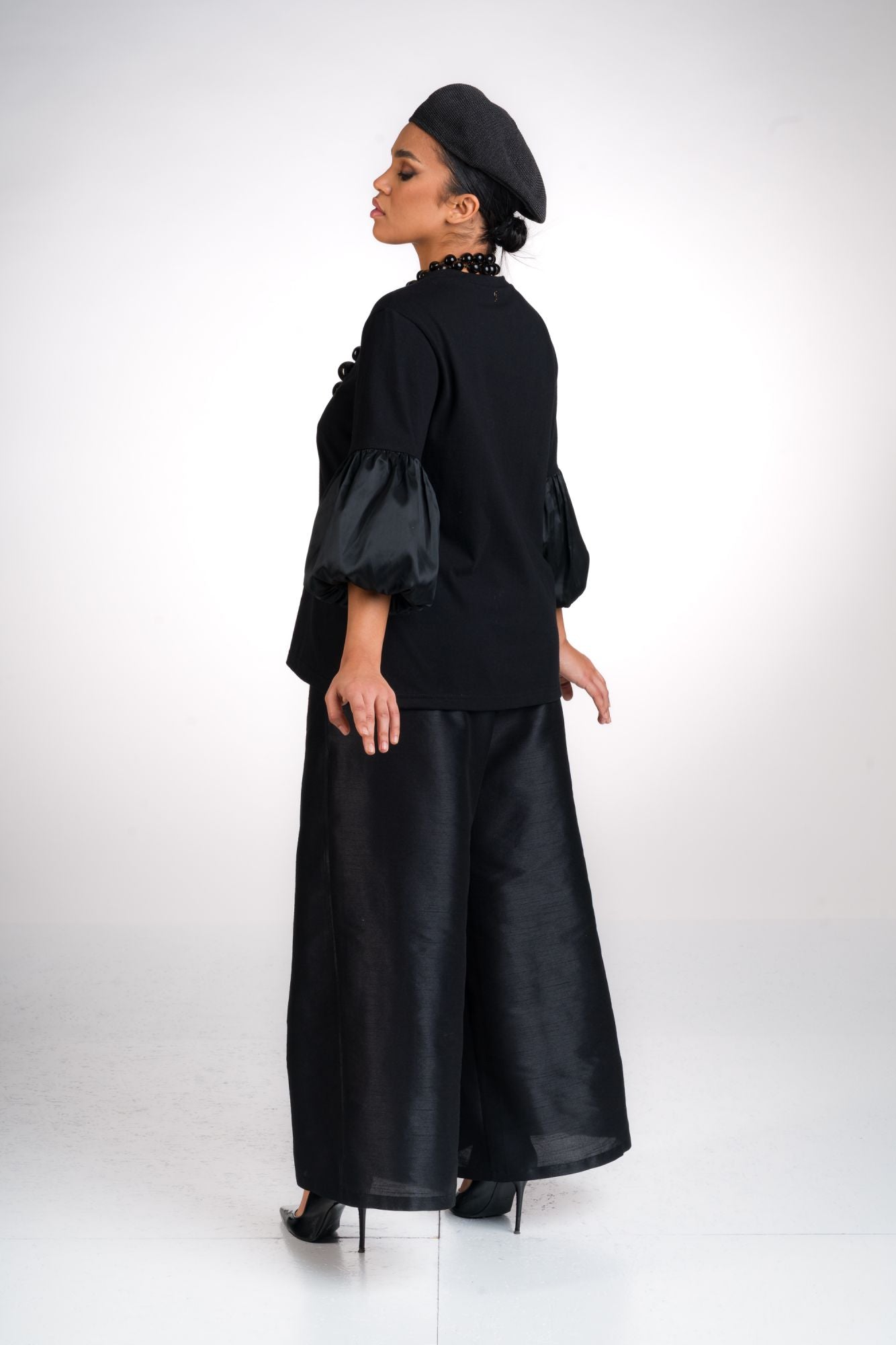 MAGLIA 60 COTONE 40 VISCOSA NERO