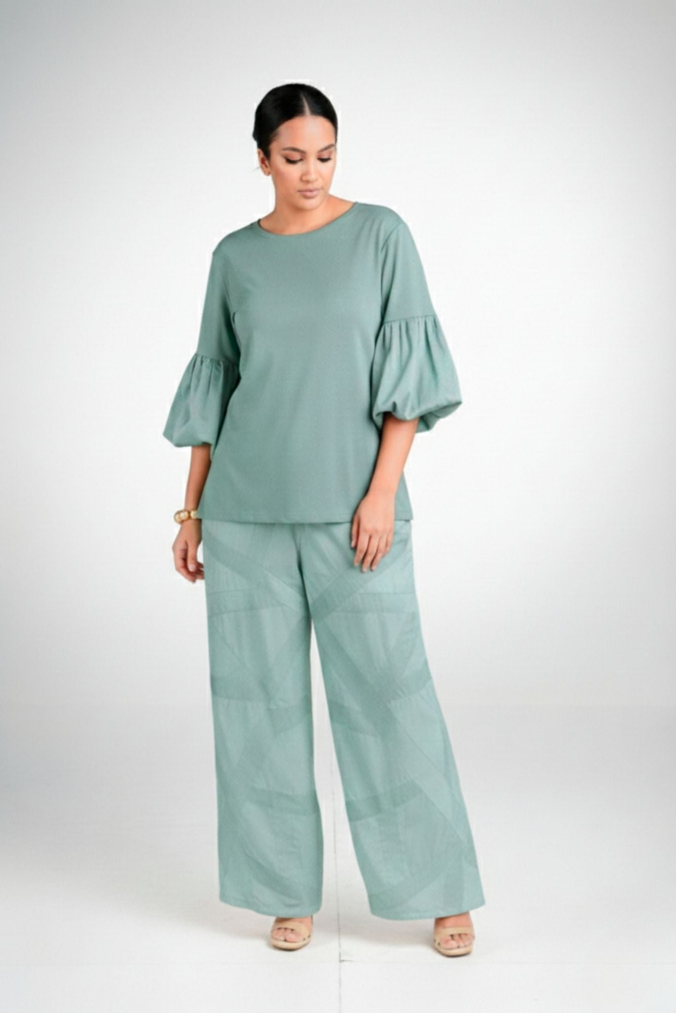MAGLIA 60 COTONE 40 VISCOSA SALVIA