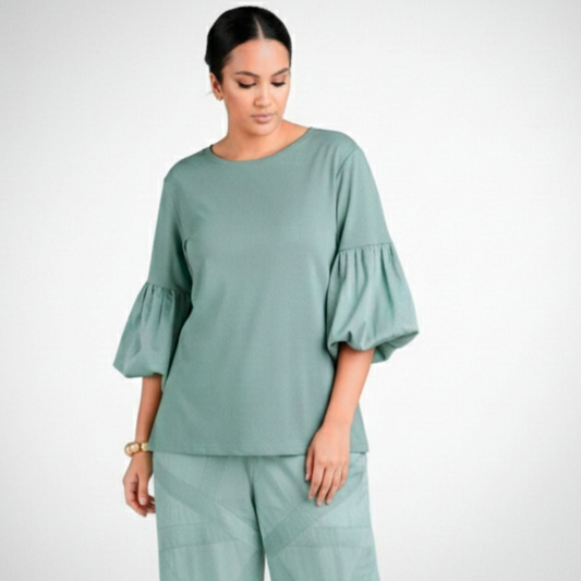 MAGLIA 60 COTONE 40 VISCOSA SALVIA