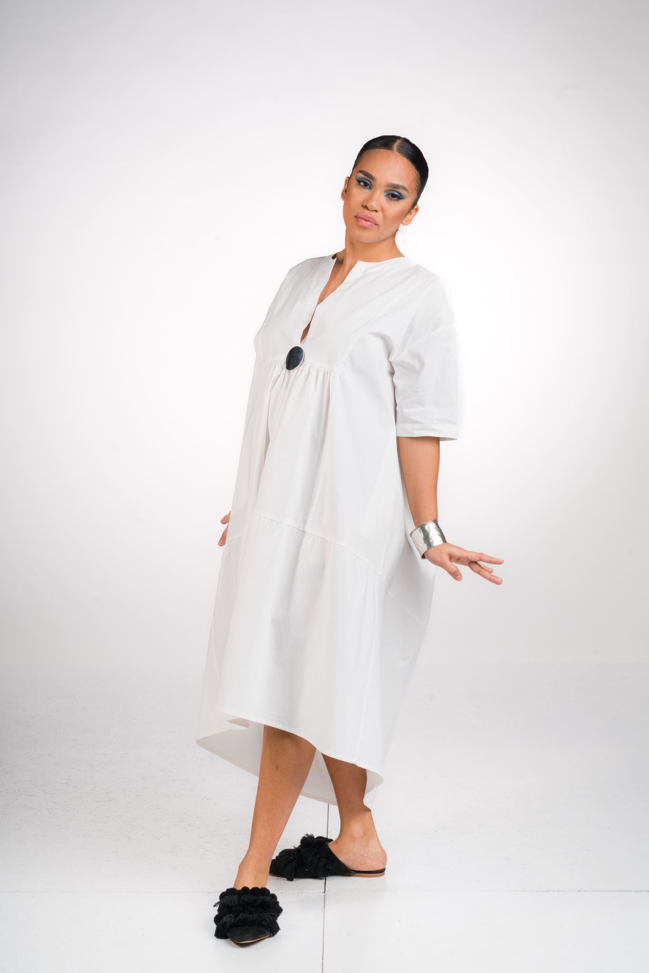ABITO COTONE BIANCO