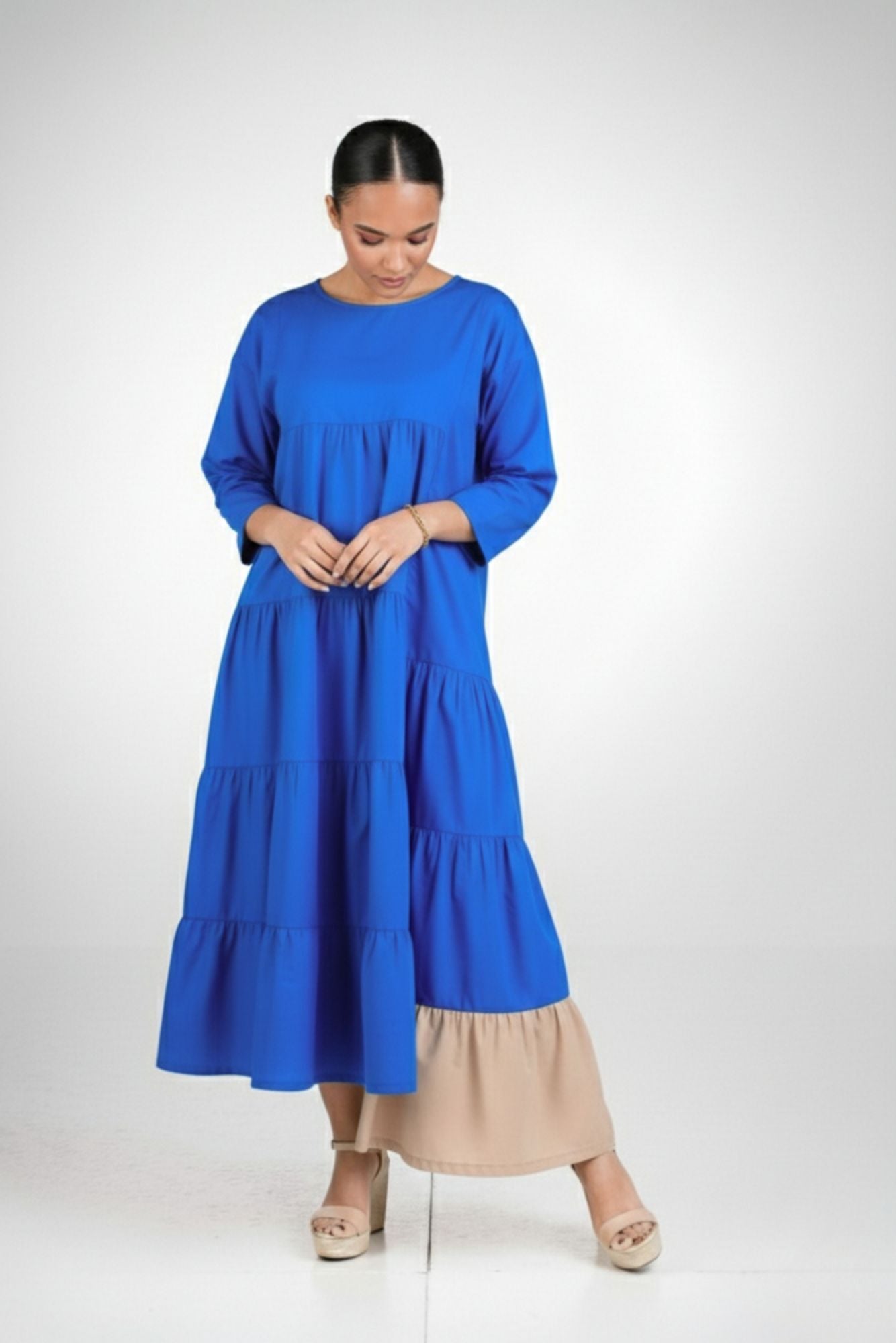 ABITO COTONE BLU