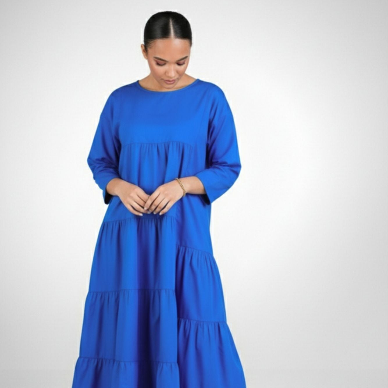 ABITO COTONE BLU