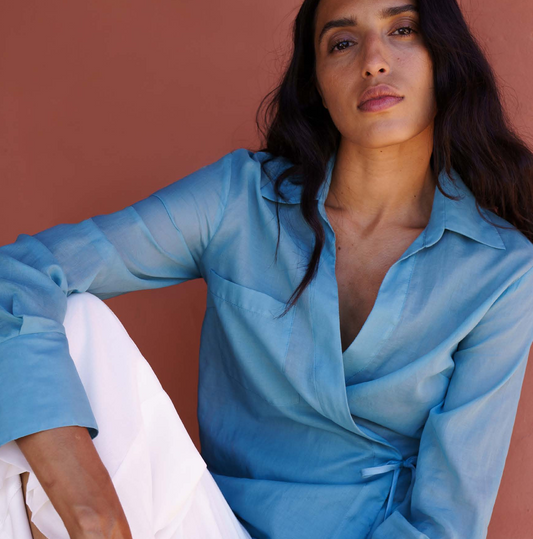 Camicia senza bottoni